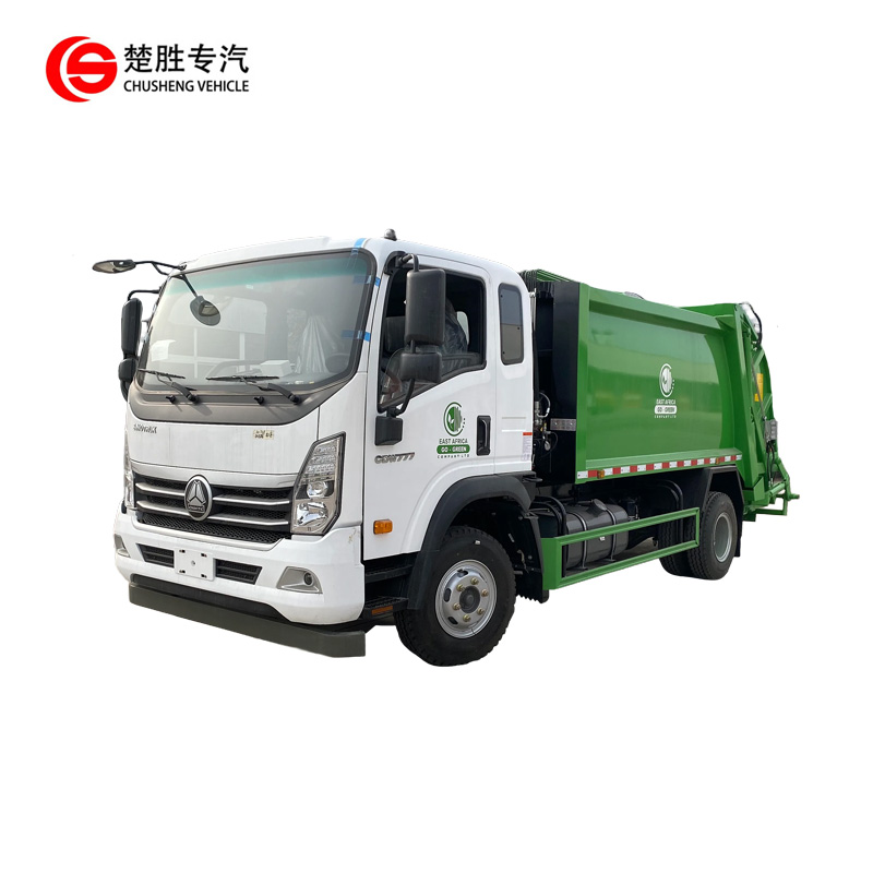 Gestion écologique des déchets avec des camions à ordures modernes