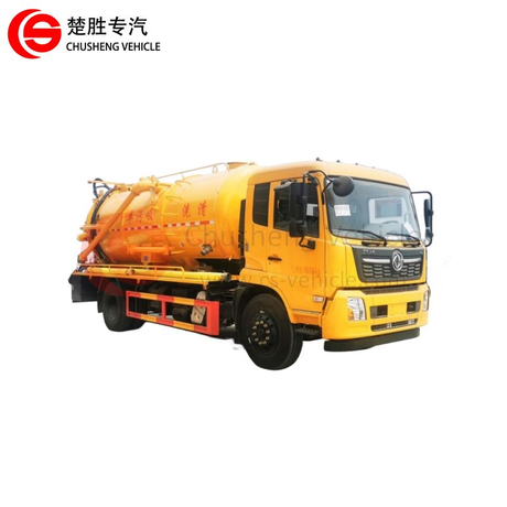 Dongfeng 4x2 camion de jet d'égouts à haute pression et d'aspiration sous vide