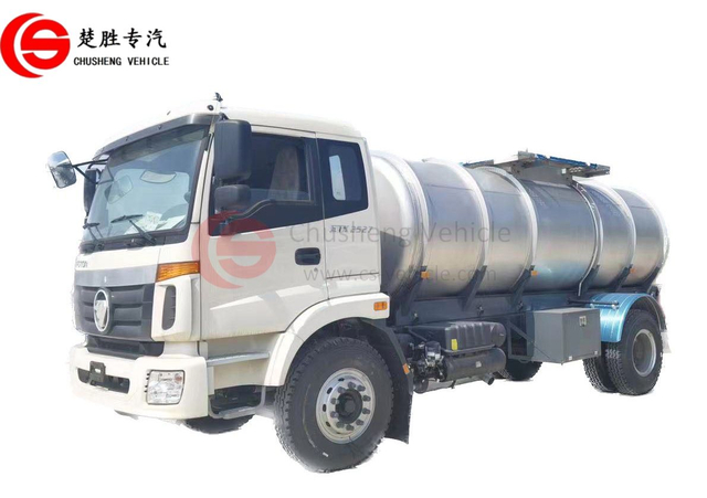 Prix ​​d'usine FOTON 4*2 6 roues 6000L camion de camion d'eau camion de réservoir d'eau en acier inoxydable à vendre