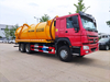 Camion de nettoyage d\'eaux usées de camion-citerne aspirateur d\'aspiration d\'eaux usées de vide de HOWO 6x4 371HP de vente chaude à vendre