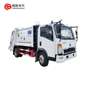 Chine Prix d'usine Howo camion de collecte des déchets compacteur camion à ordures au Ghana