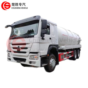 Camion-citerne sous vide d'eaux usées de camion d'aspiration d'eaux usées de vide de SINOTRUK HOWO 6×4 à vendre