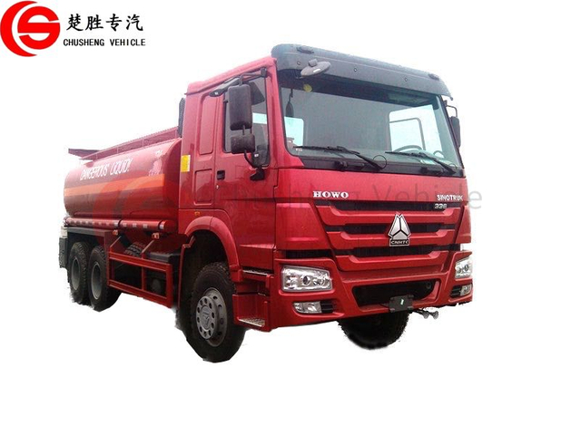 Camion-citerne d'acide sulfurique de camion-citerne liquide chimique 20cbm de SINOTRUK HOWO 6X4 à vendre 