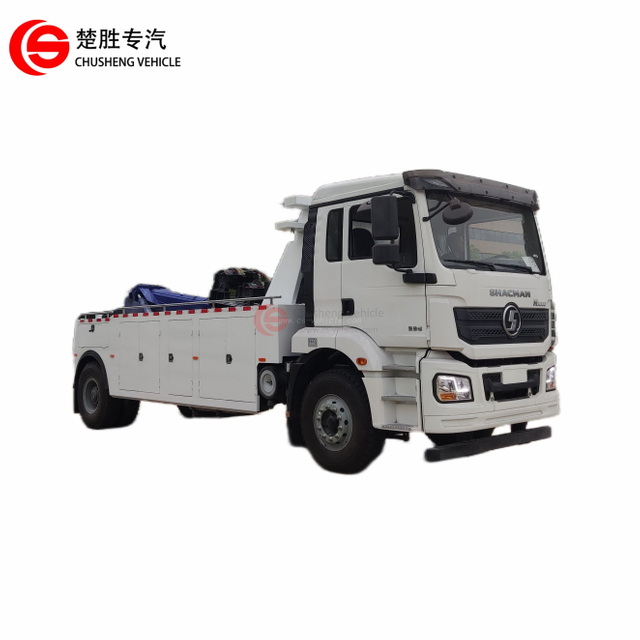 Camion de remorquage intégré de récupération de route Shacman H3000 à 6 roues