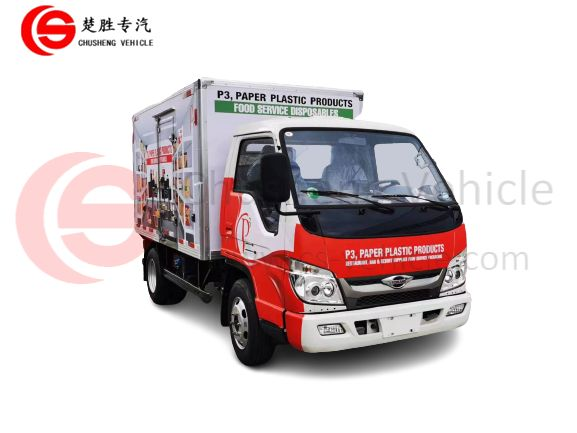 Foton 4x2 4 tonnes Cargo Van chariot pour le transport de marchandises