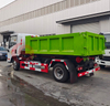 Haute qualité 3 tonnes 4 tonnes bras de crochet camion poubelle camion poubelle avec conteneur à déchets 