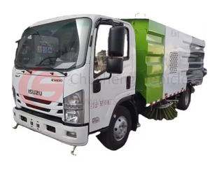 Camion de nettoyage de route de balayeuse d'Isuzu 4x2 de marque du Japon