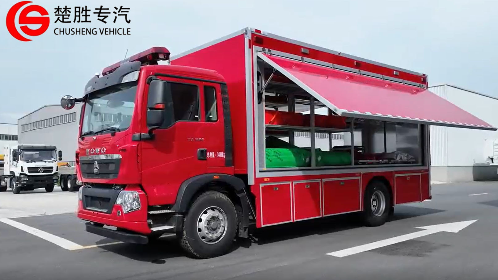 Camion OEM sur l'équipement personnalisé pour conception d'urgence par vos besoins!