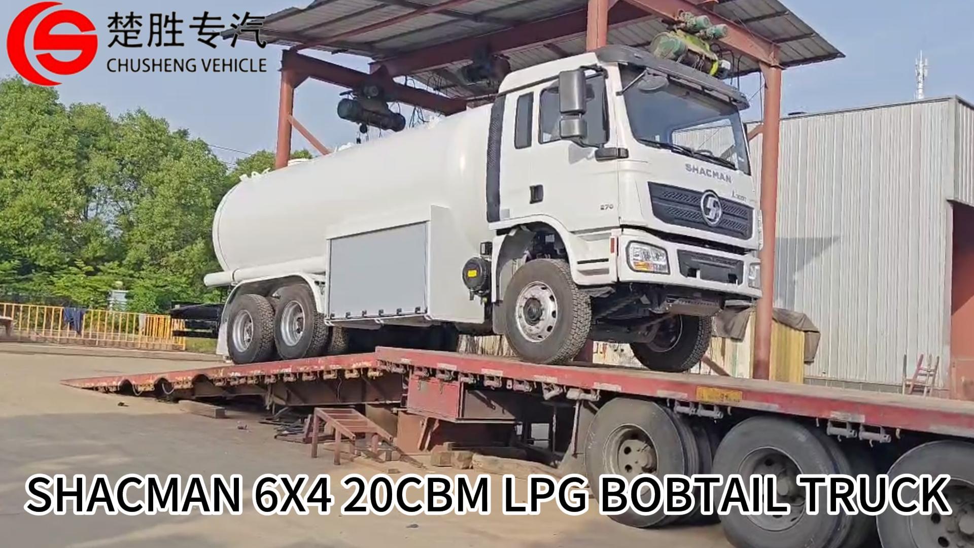 Rachat des clients ouzbeks Chusheng LPG Bobtail Truck pour la huitième fois