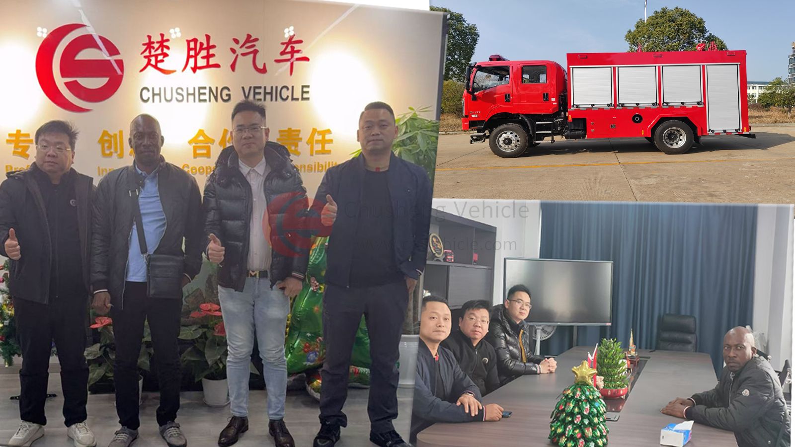 Coooporation réussie! -Les 800 unités Tri Ring Fire Truck en Azerbaïdjan!