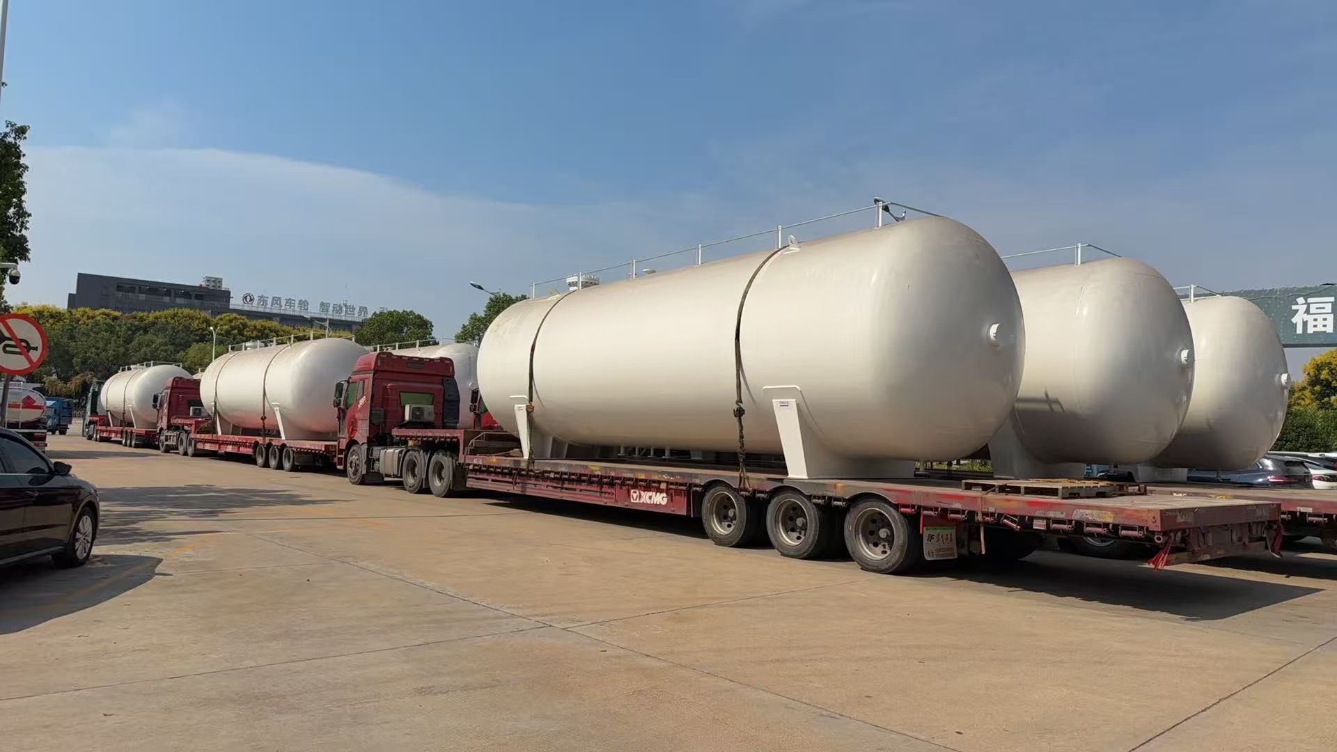 12 unités de réservoirs de stockage de GPL de 80 m3 sont prêtes à être livrées